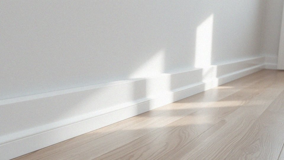 Jak białe listwy przypodłogowe mogą maskować nierówności ścian i podłóg?