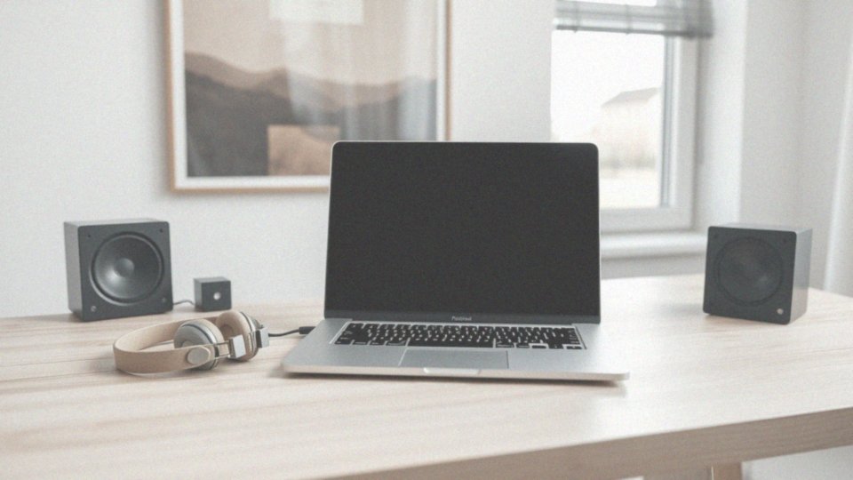 Jak wybór odpowiedniego wyjścia audio wpływa na dźwięk w laptopie?