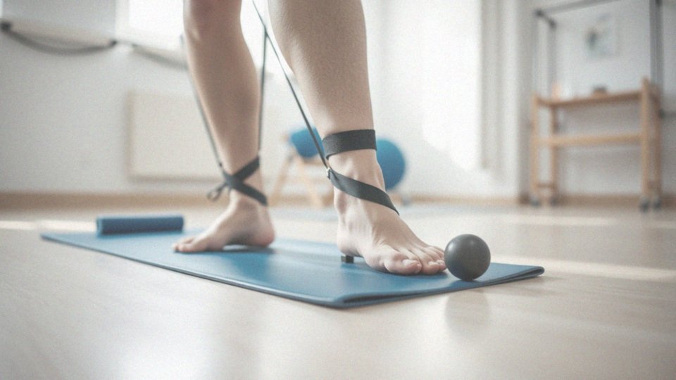 W jaki sposób stabilizuje się staw kolanowy podczas ćwiczeń rehabilitacyjnych?