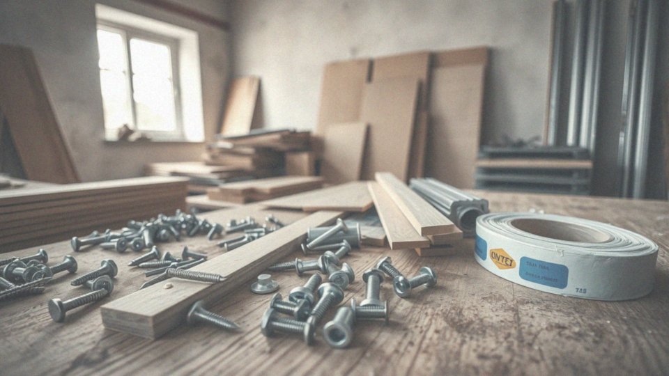 Jakie elementy montażowe są niezbędne do osadzania belek?