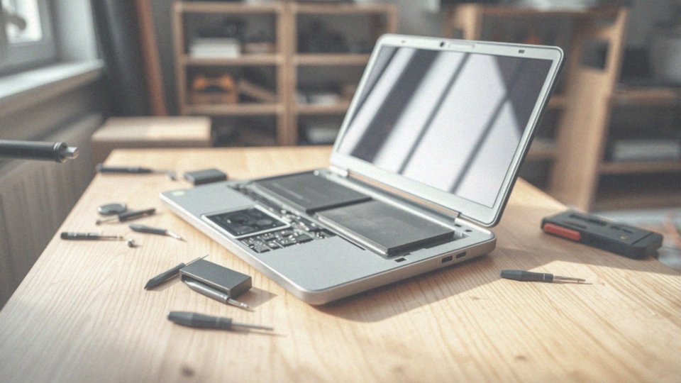 Jakie ryzyka związane są z wymianą baterii w laptopie?