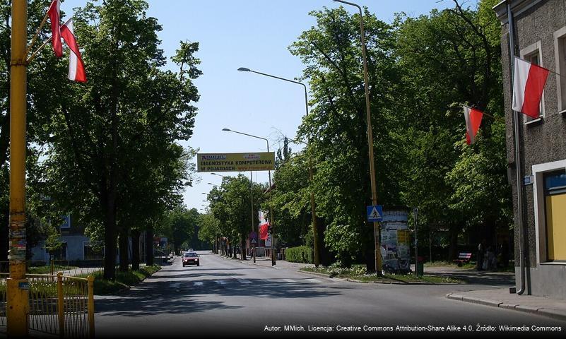 Ulica Grunwaldzka w Policach